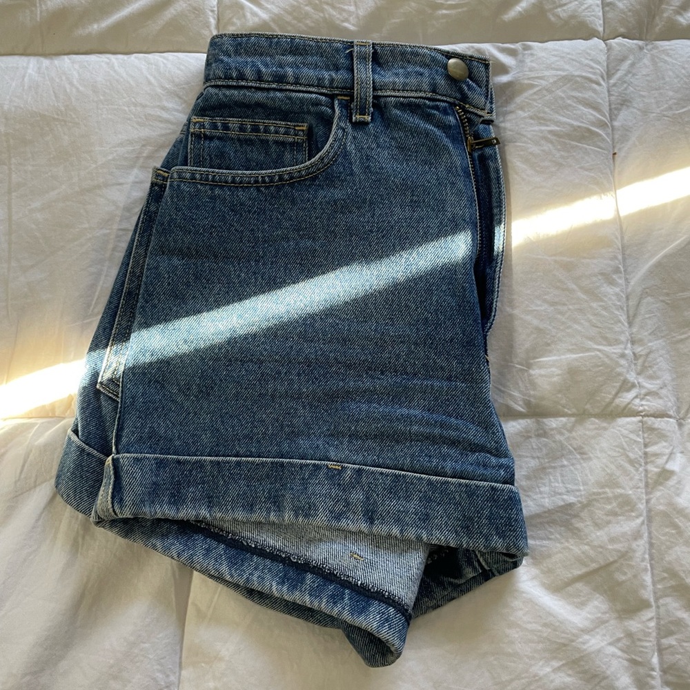 American apparel high waisted shorts